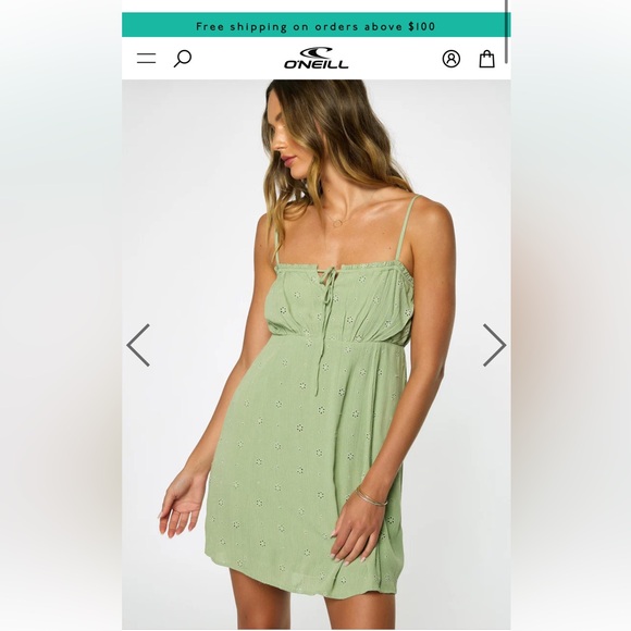 BNWT O’Neil Kaline Mini Dress - Picture 9 of 11